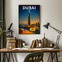 Dubai Skyline Poster