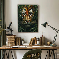 The Watchful Tiger Wall Art Poster Print for Home Decor PosterGoat