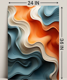 Flowing Colors Poster PosterGoat