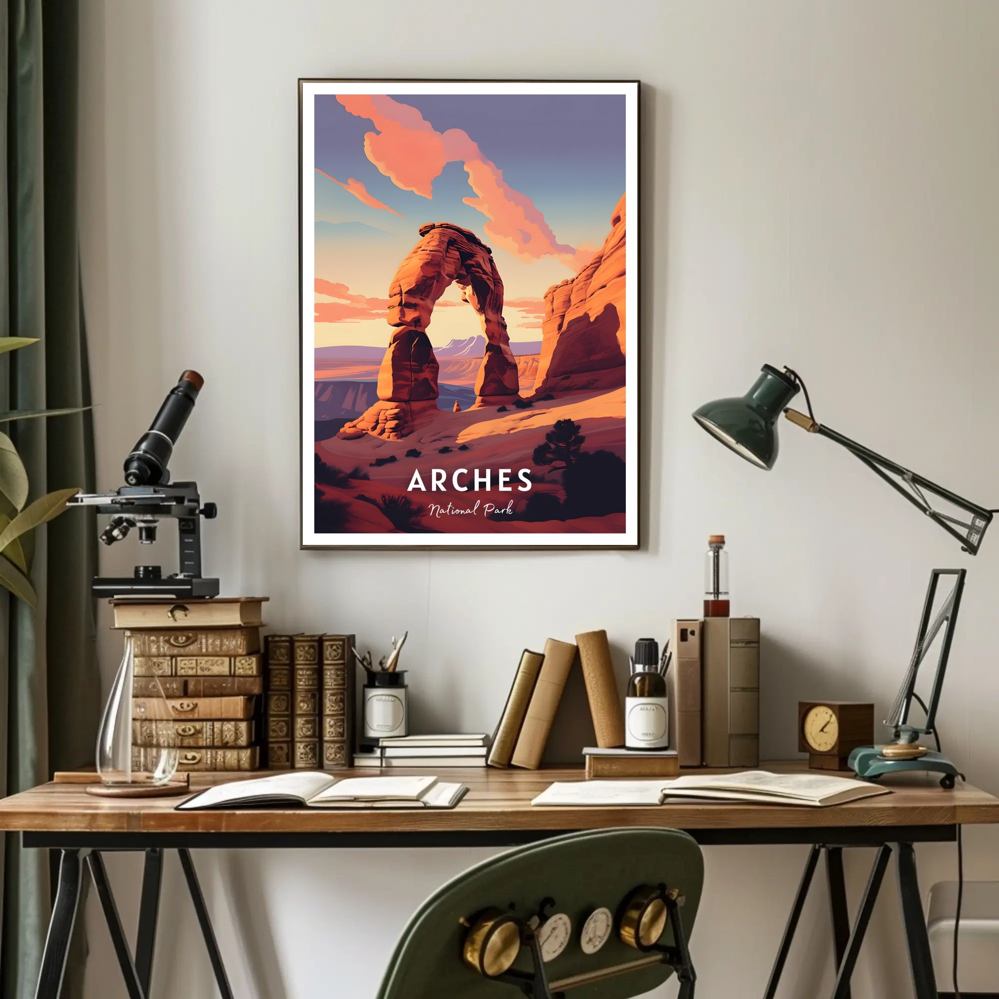 Arches National Park Travel Poster Print