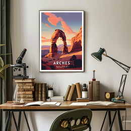 Arches National Park Travel Poster Print