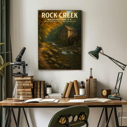 Rock Creek Urban Oasis In Washington, Poster