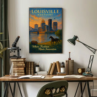 Louisville, Kentucky Where Tradition Meets Innovation Poster
