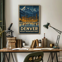 Denver Rocky Mountain Noël Poster
