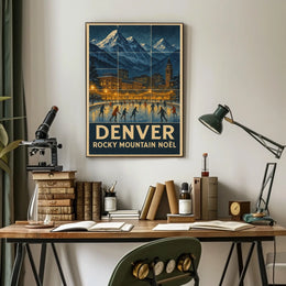 Denver Rocky Mountain Noël Poster