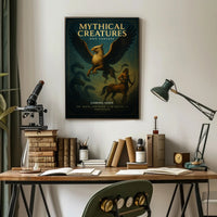 Mythical Creatures Epic Fantasy Poster