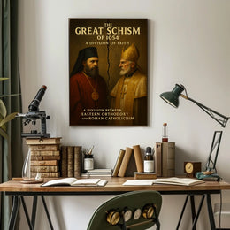 Great Schism Historical Division Educational or Infographic Poster