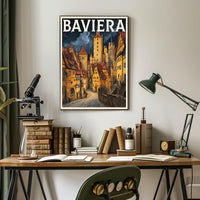 Baviera Enchanting Medieval Town Poster