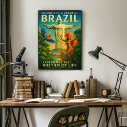 Welcome to the Heart of Brazil Poster