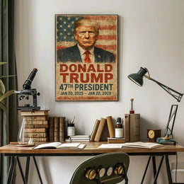 Trump Vision Resolve Patriotic Poster