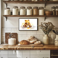 Honey Bear Delight Poster