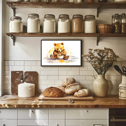 Honey Bear Delight Poster