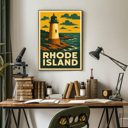 Rhode Island Lighthouse Poster
