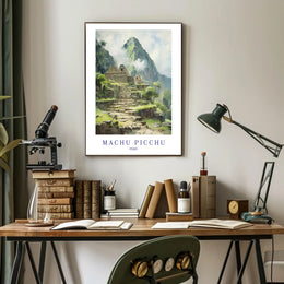 Machu Picchu Journey: Serene Beauty Travel Poster PosterGoat
