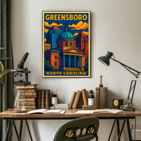 Greensboro, North Carolina Poster