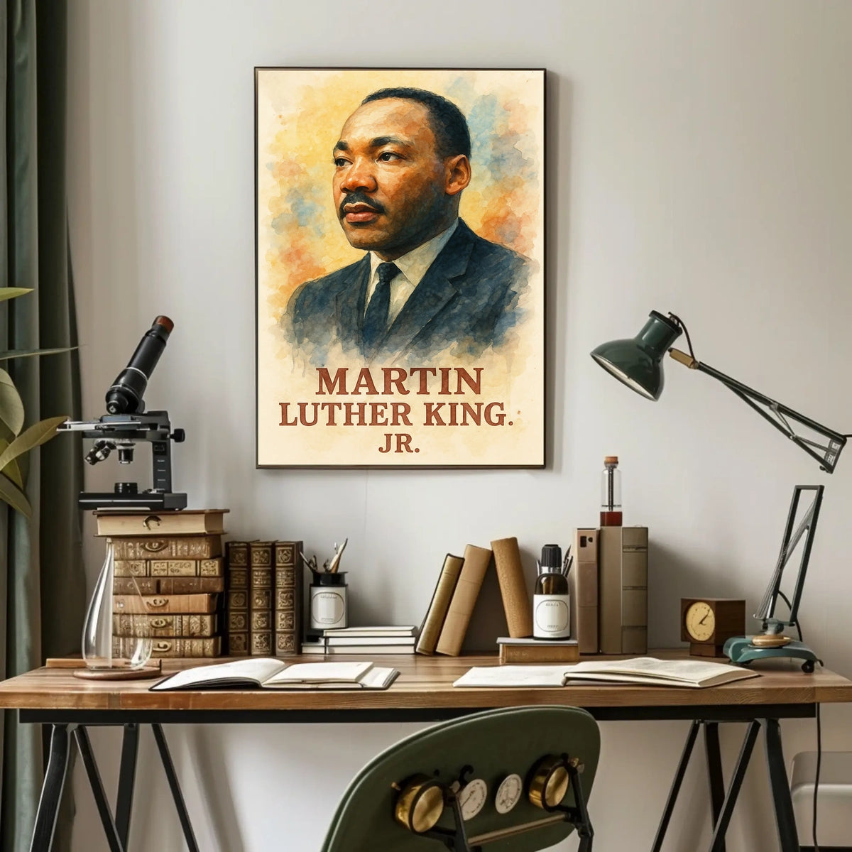 Martin Luther King Jr. Portrait Poster