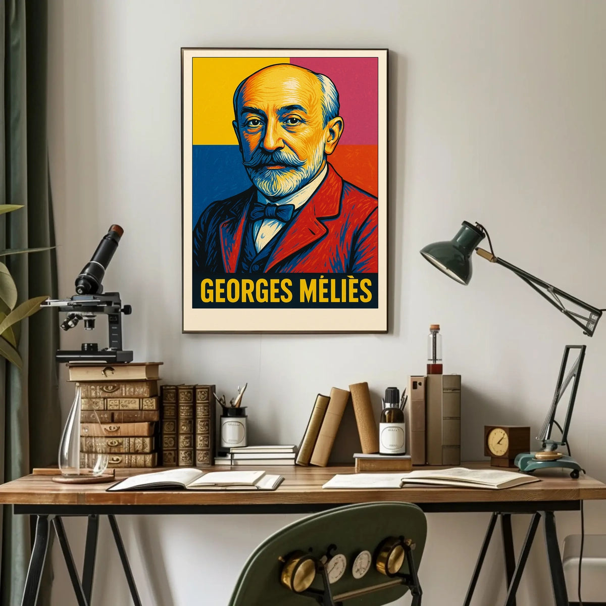 Georges Méliès Cinematic Pioneer Poster