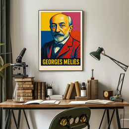 Georges Méliès Cinematic Pioneer Poster