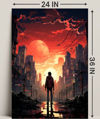 Dystopian Sunset Poster