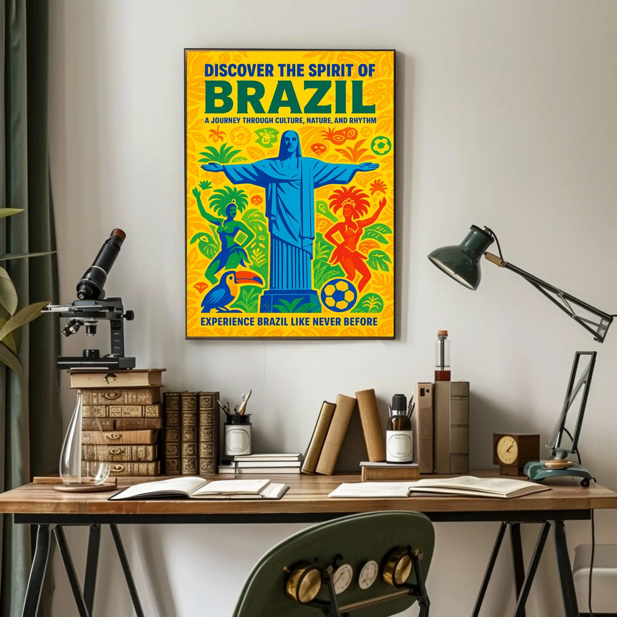 Discover the Spirit of Brazil Poster