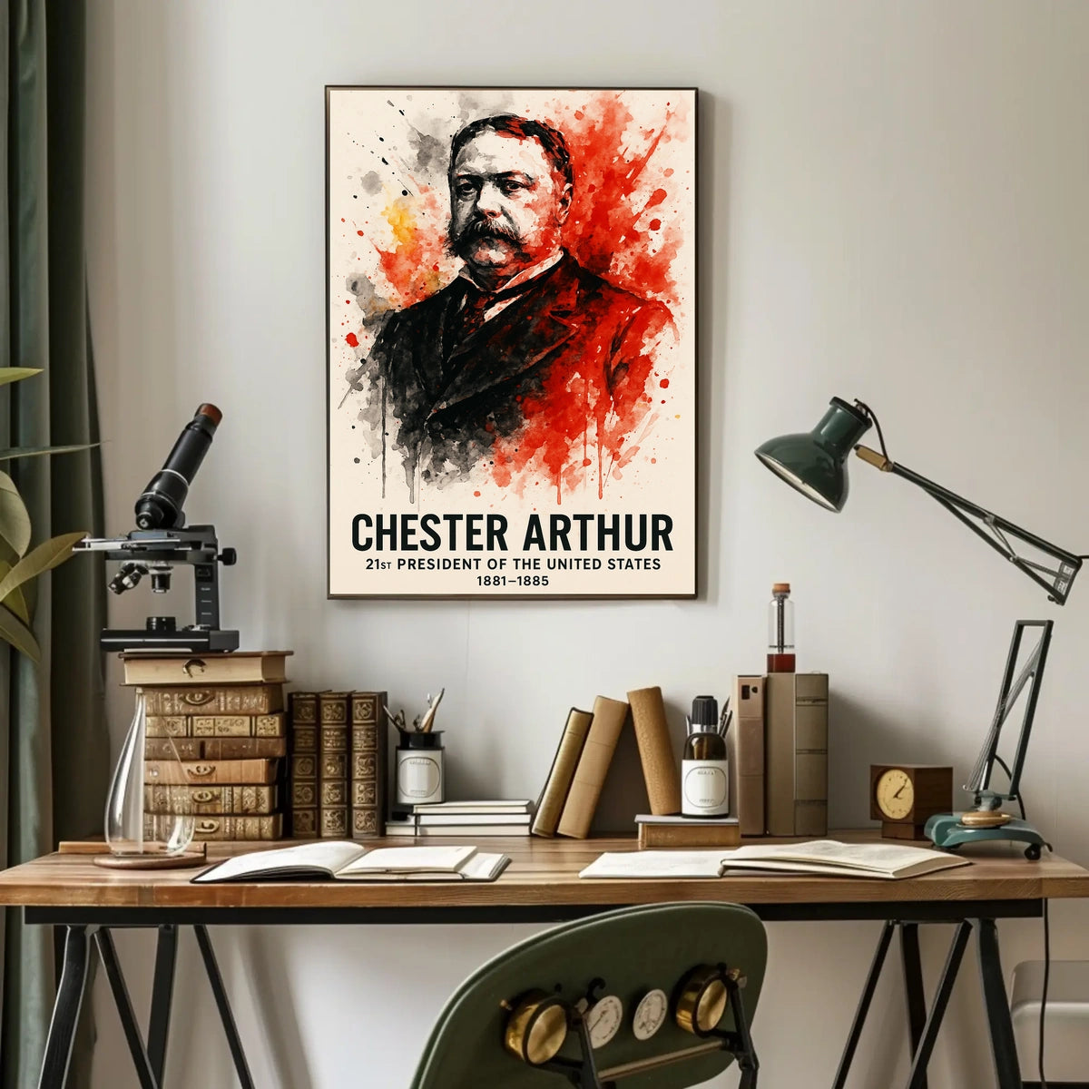 Chester Arthur 21St President Poster