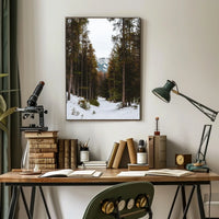 Serene Winter Landscape National Park Poster