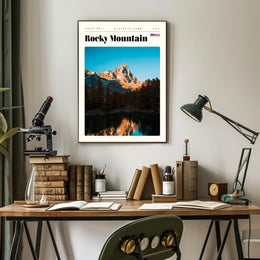 Rocky Mountain National Park Scenic Poster Print