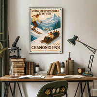Winter Olympics Chamonix 1924 Poster
