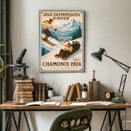 Winter Olympics Chamonix 1924 Poster