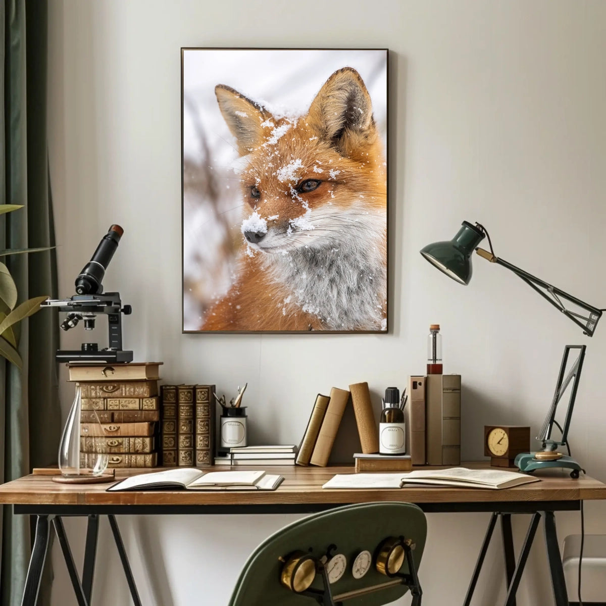 Winter Fox Poster