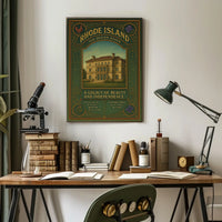 Rhode Island The Ocean State Poster