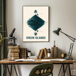 Tranquil Reflections Of The Virgin Poster