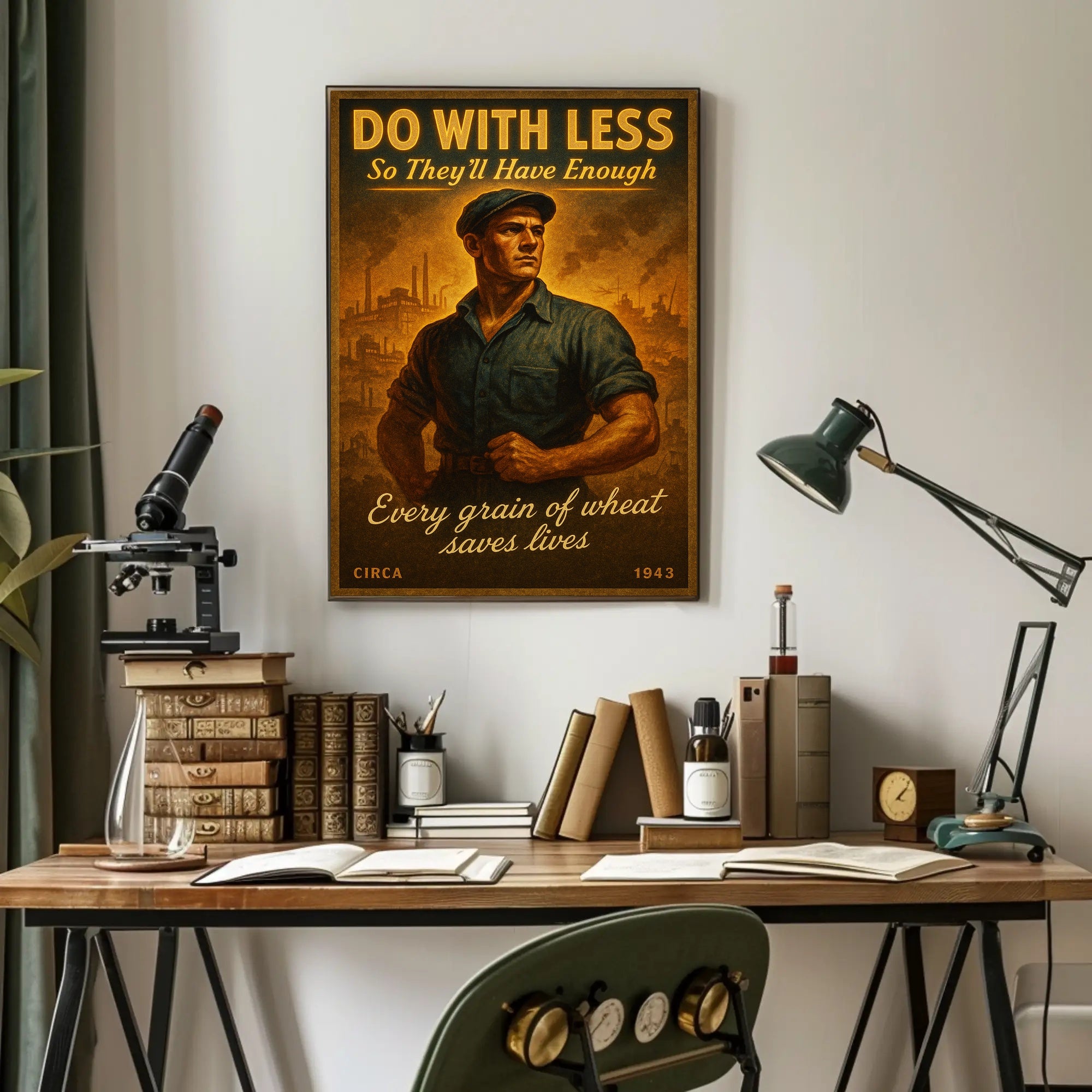 Wartime Conservation Effort Poster