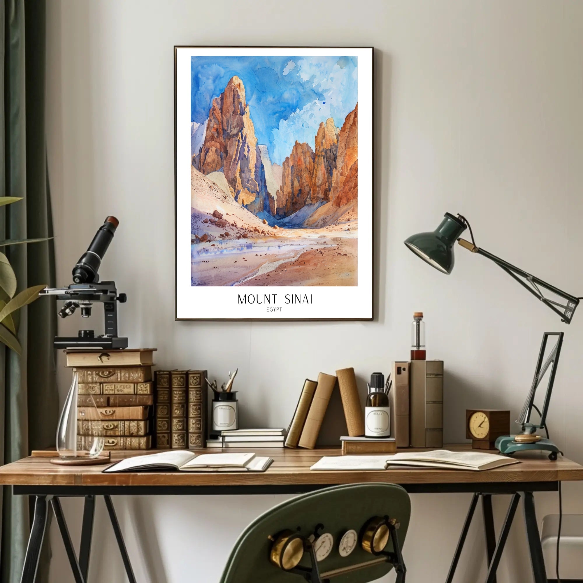 Mount Sinai Poster PosterGoat