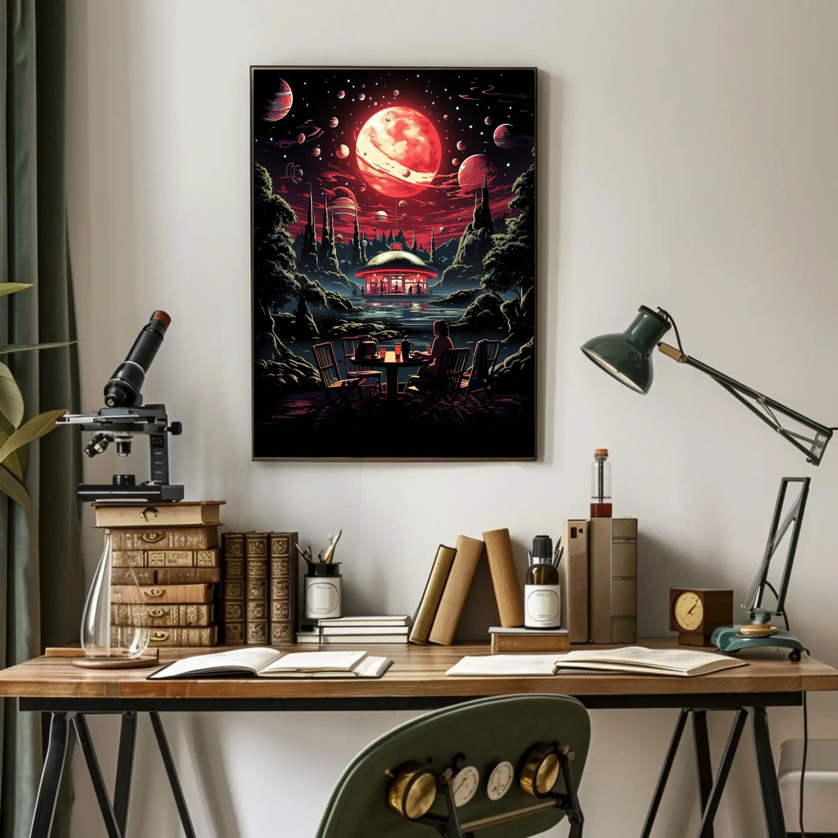 Cosmic Diner Dreamscape Poster