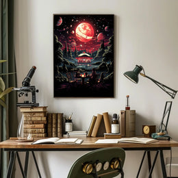 Cosmic Diner Dreamscape Poster
