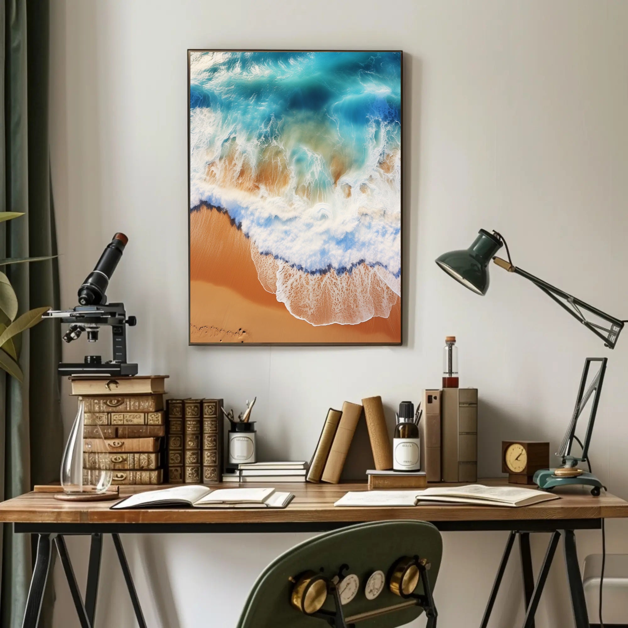 Ocean Waves Poster