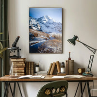 Majestic Mountain Trek Poster