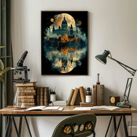 Reflections Of Timeless Architecture Poster