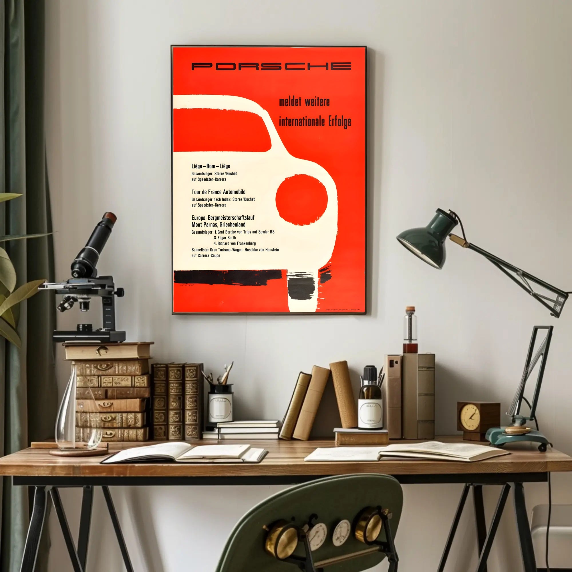 Porsche's International Racing Triumphs Poster
