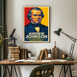 Andrew Johnson 17Th President Poster