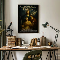 Allegorical Figures Poster