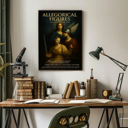 Allegorical Figures Poster