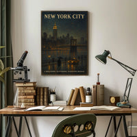 New York City A Sleepless Mosaic Poster