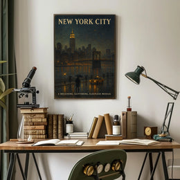 New York City A Sleepless Mosaic Poster