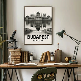Budapest Reflection Poster