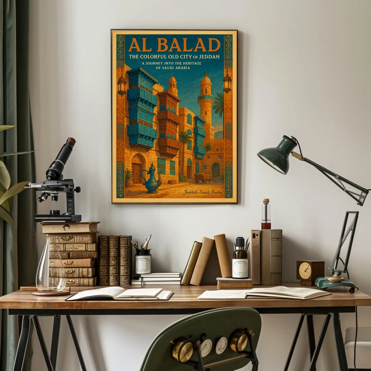 Al Balad The Colorful Old City Of Poster