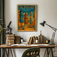 Al Balad The Colorful Old City Of Poster