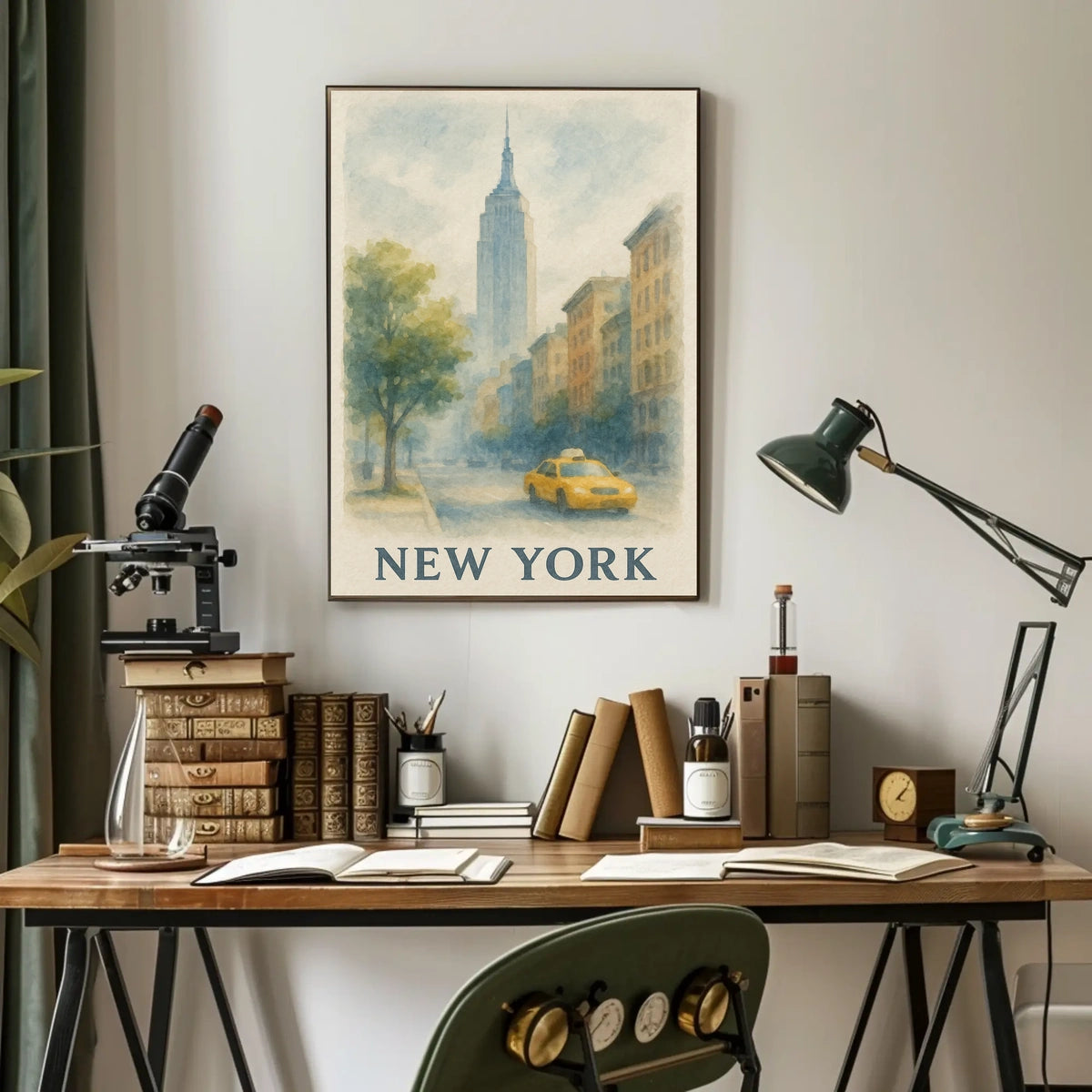 New York Cityscape Poster