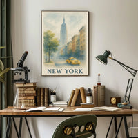 New York Cityscape Poster